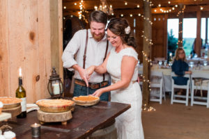 wedding day pie