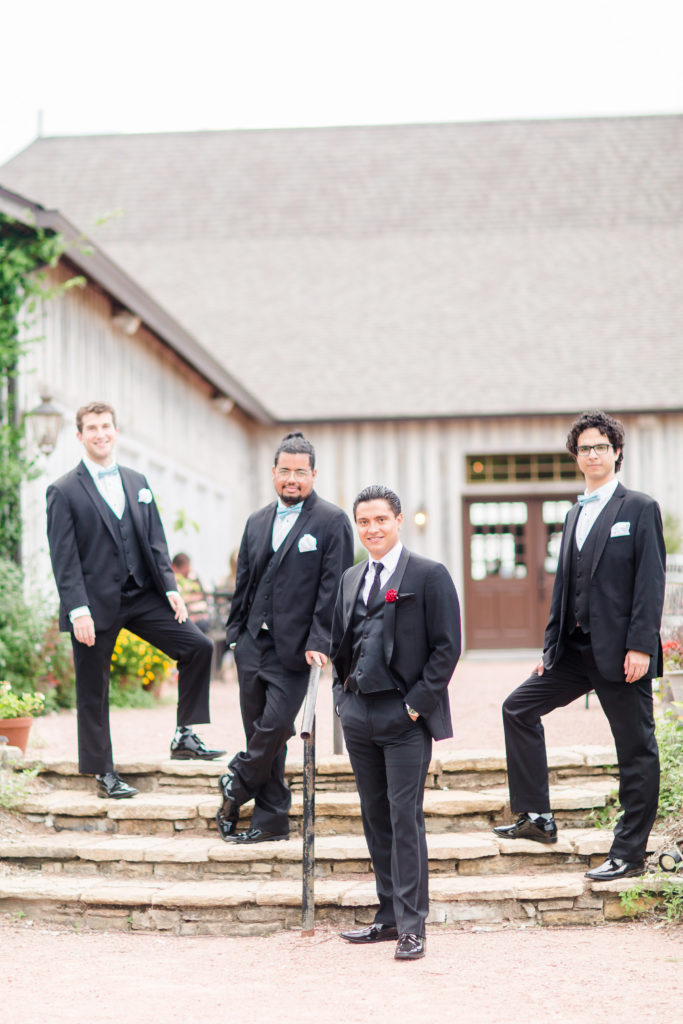 groomsmen chaumette winery wedding