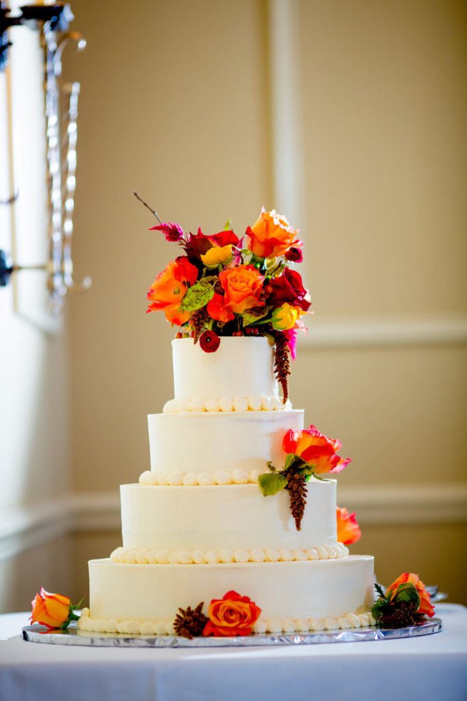 fall wedding cake