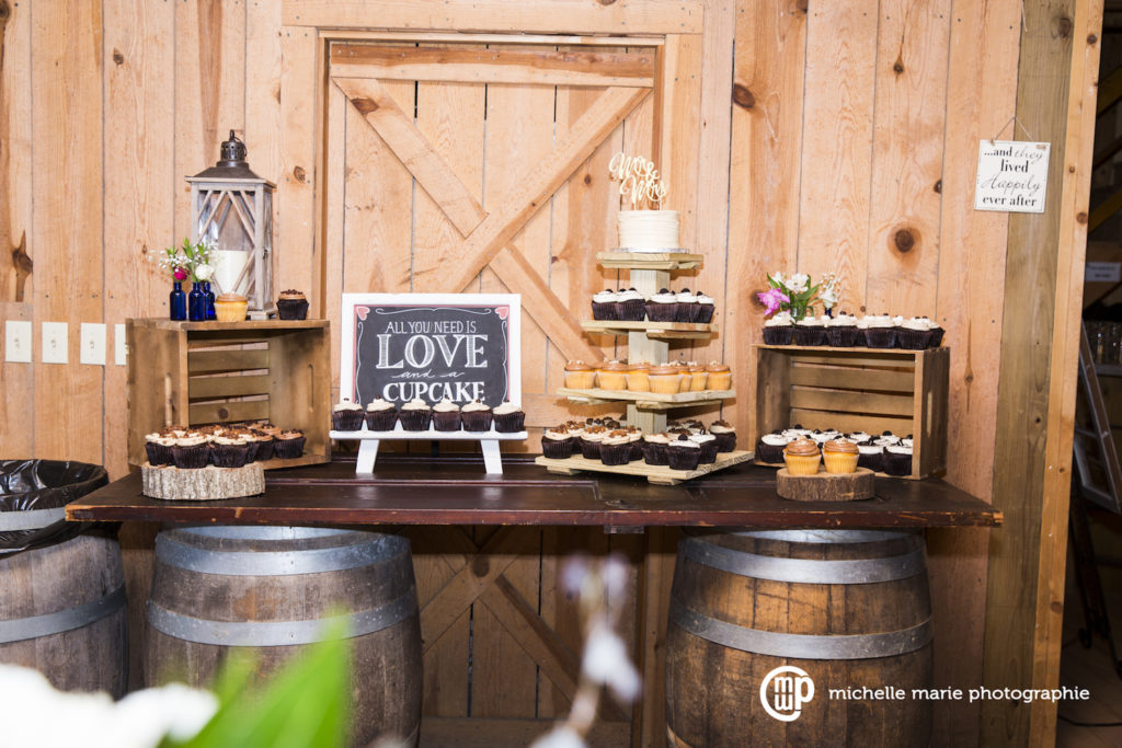 ranch wedding desserts