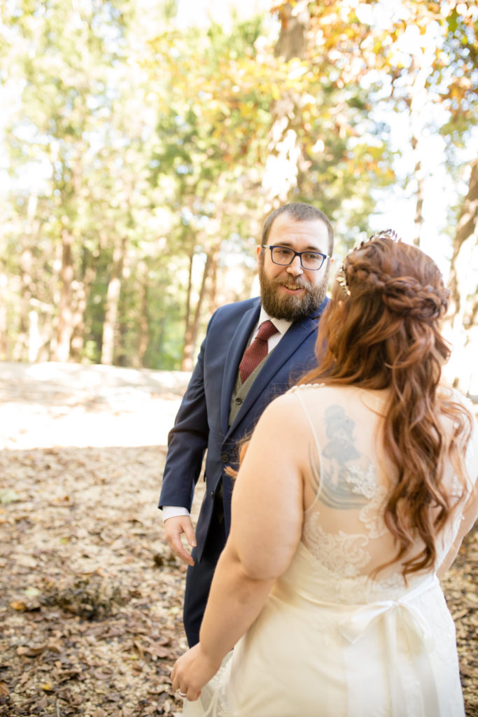 first look wedding chapel