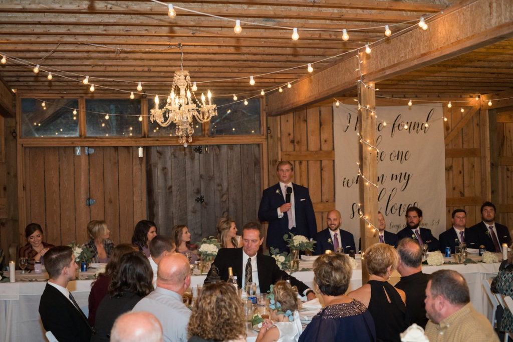 best man speech rustic romantic wedding