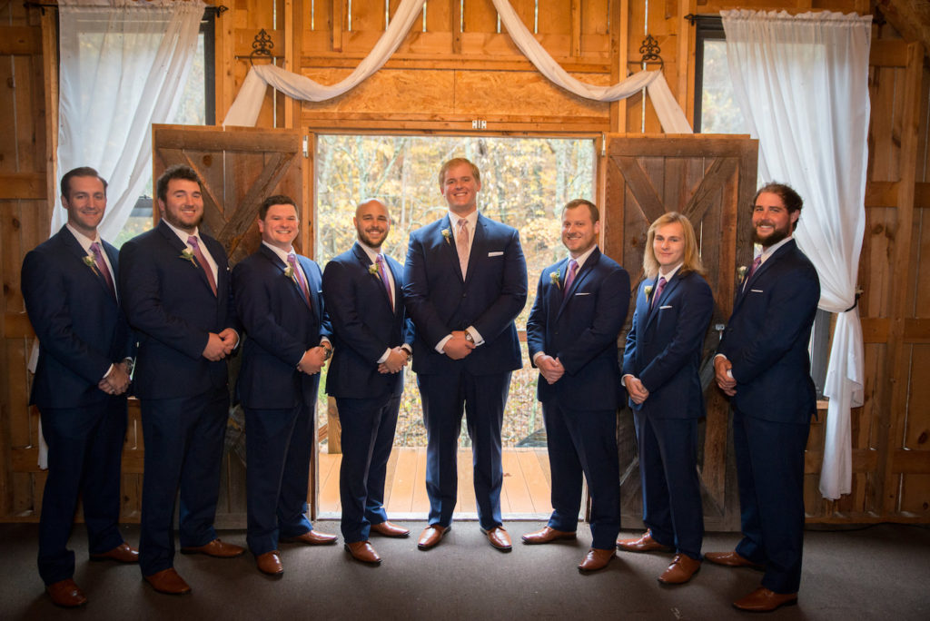 groomsmen navy suits