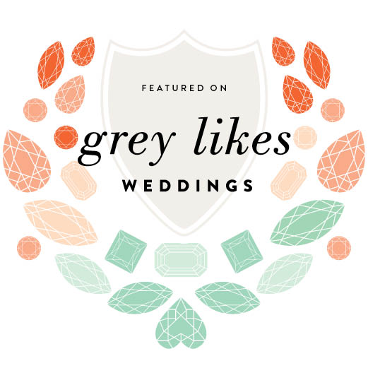 featured on grey likes weddings